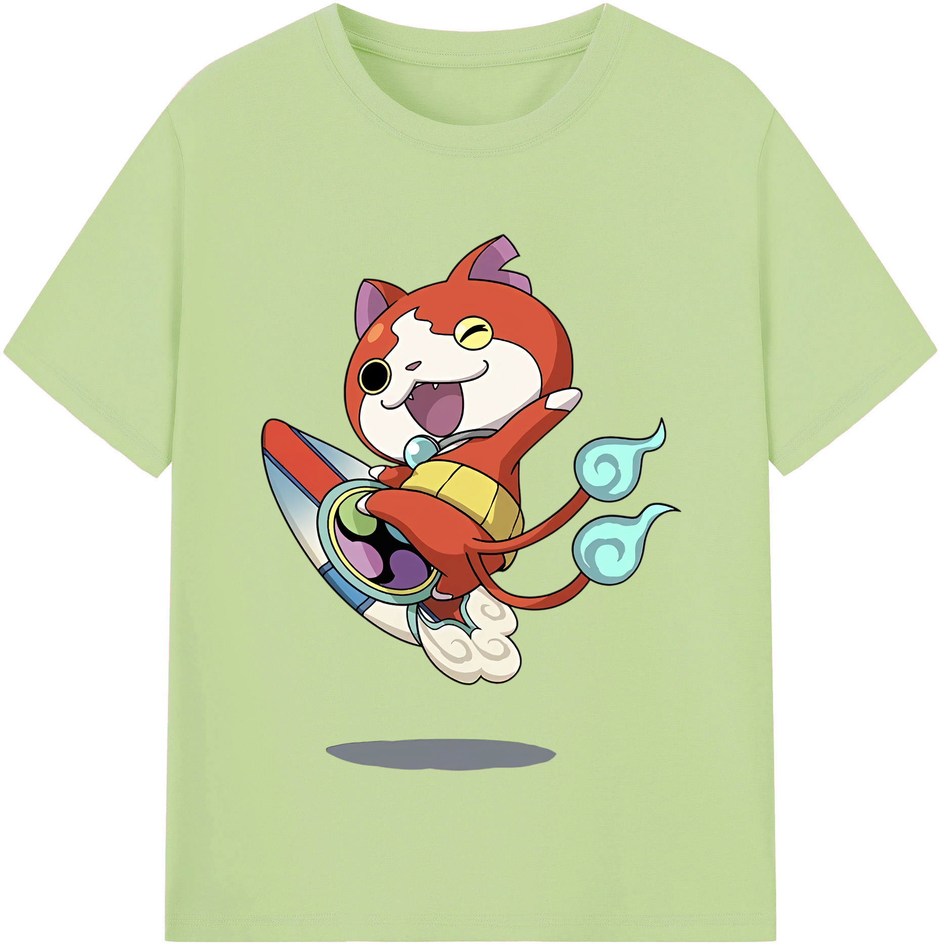 （画像用） 妖怪ウォッチ Yo-kai Watch 綿100％半袖Tシャツ（フロントプリント）